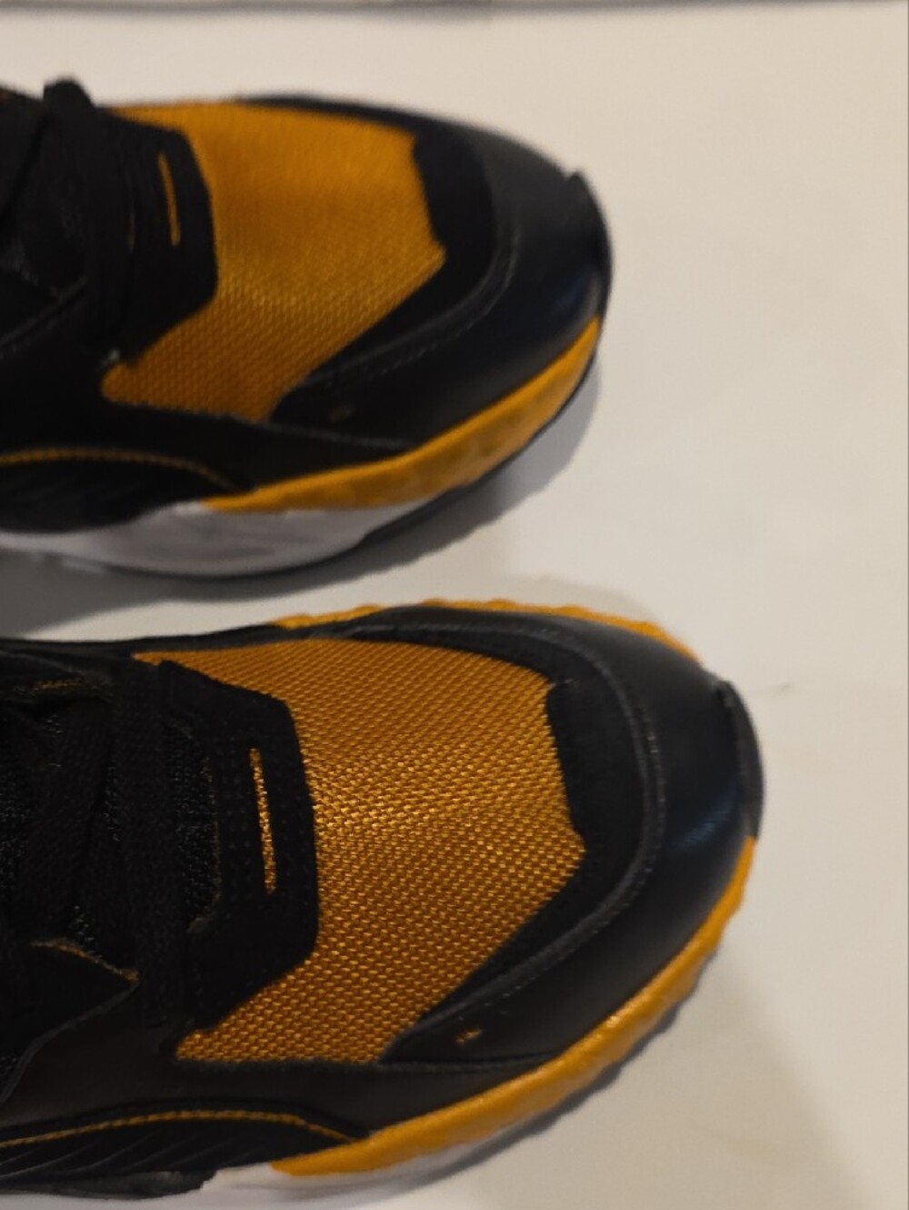 Rare Men's Black & Gold Yellow Racing-Inspired Sneakers BMW RS M SERIES Size 10 - Picture 15 of 16